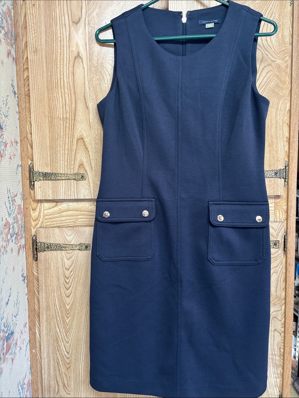 Tommy Hilfiger Navy Womens Blue Dress Size 8